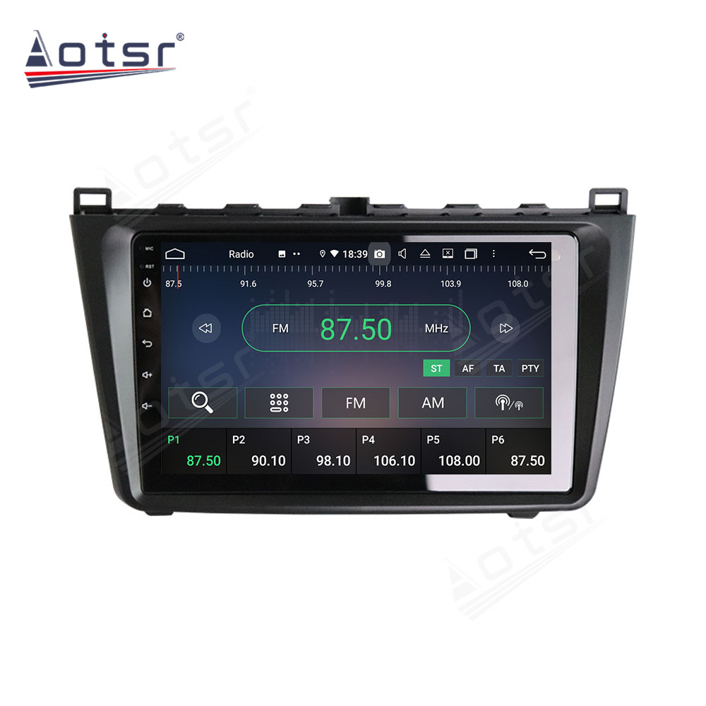 Android 14 For Mazda 6 2008-2012 Car Radio Wireless Carplay Auto Player 2din Video AHD Multimedia Stereo DVD Player