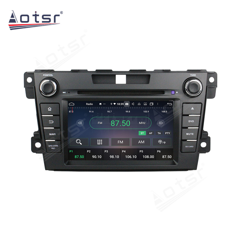 Android 14 For Mazda CX-7 2012-2013 Car Radio Wireless Carplay Auto Player 2din Video AHD Multimedia Stereo DVD Player