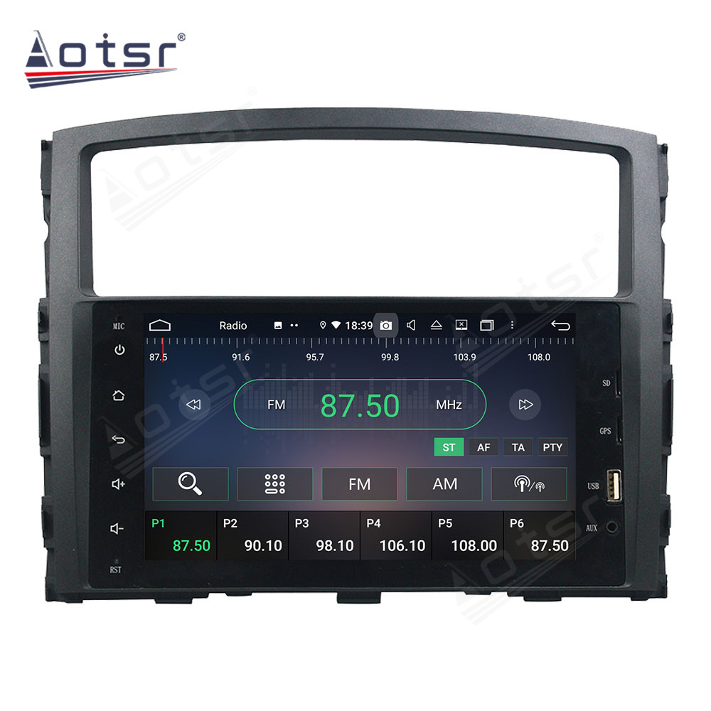 Android 14 For Mitsubishi  Pajero Car Radio Wireless Carplay Auto Player 2din Video AHD Multimedia Stereo DVD Player