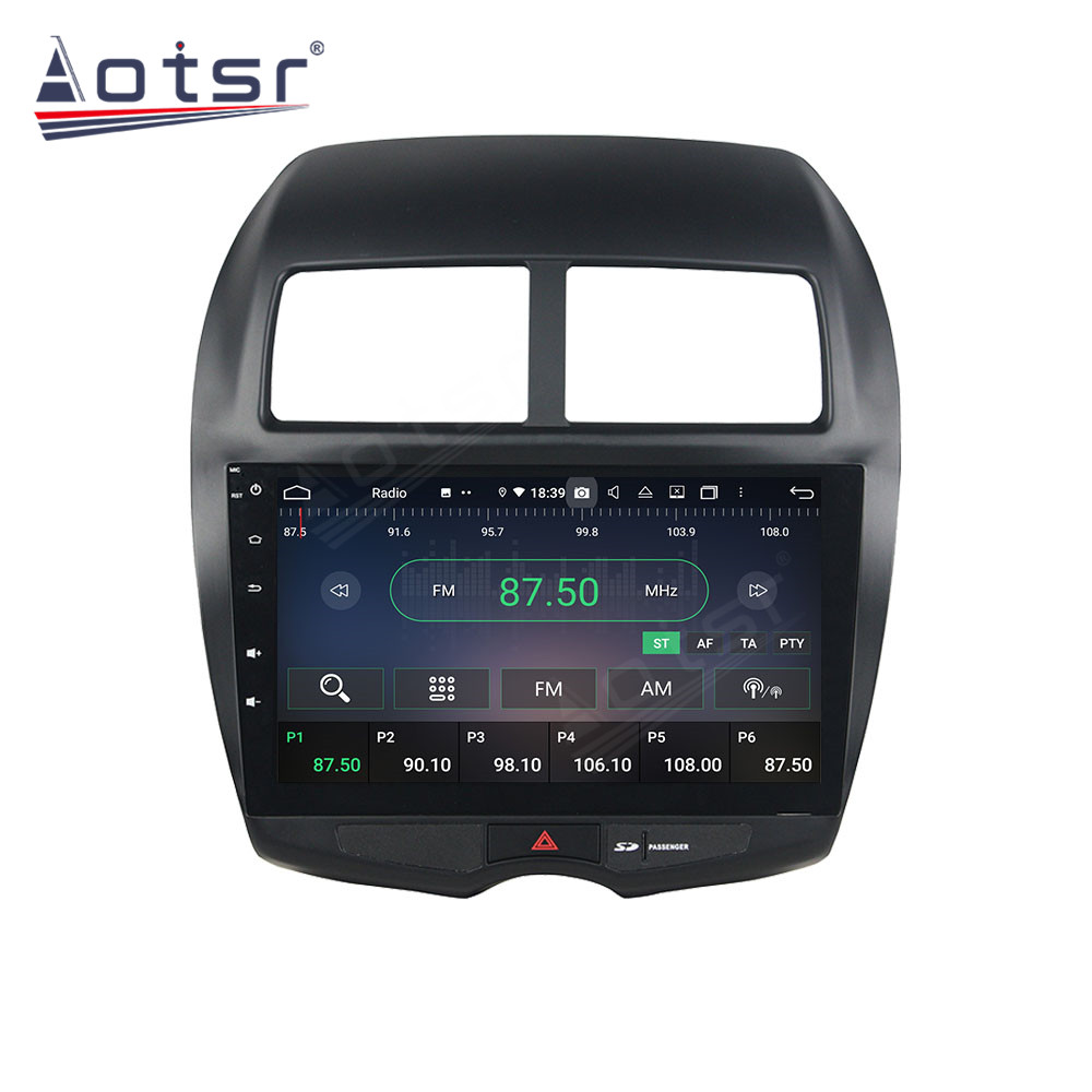 Android 14 For Mitsubishi Asx 2010-2012 Car Radio Wireless Carplay Auto Player 2din Video AHD Multimedia Stereo DVD Player