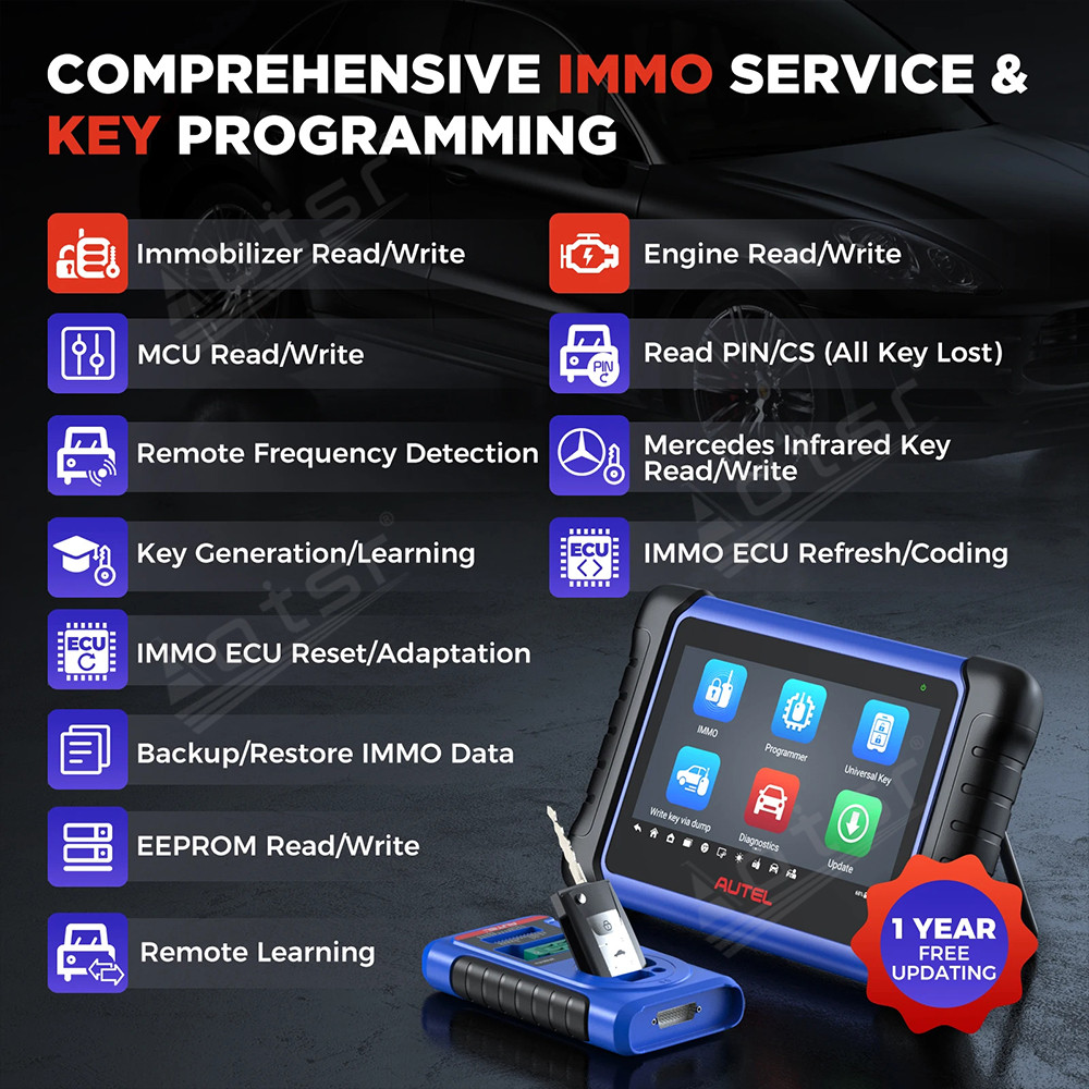 Aotsr MaxiIM IM508S XP400 PRO OBD2 Automotive Scanner IMMO Key Programming Diagnostic Tools For All Cars All-in-One Programmer