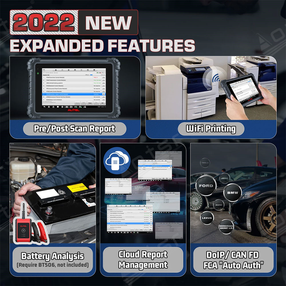 Aotsr for Autel MaxiCOM MK906Pro-TS TPMS Programming Diagnostic Tool With ECU Coding,36 Service,All Systems Diagnosis PK MS906Pro MK906Pro