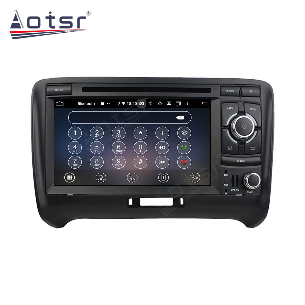 Android 14 For Audi TT 2006-2013 Car Radio Wireless Carplay Auto Player 2din Video AHD Multimedia Stereo DVD Player