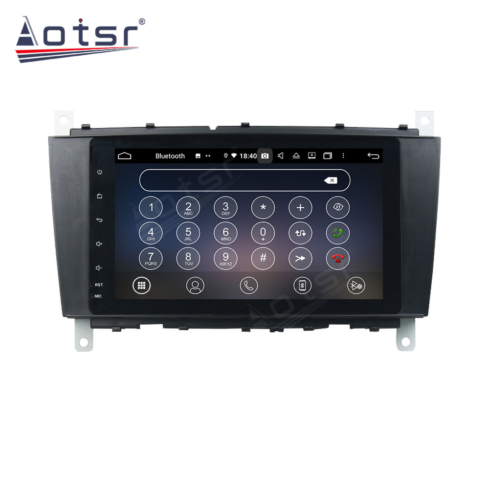 Android 14 For Mercedes Benz C Class Car Radio Wireless Carplay Auto Player 2din Video AHD Multimedia Stereo DVD Player