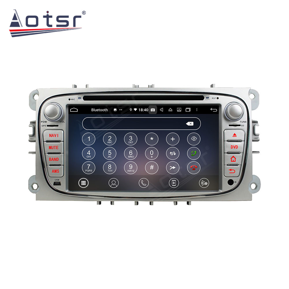 Android 14 For Ford Silver Mondeo 2008-2011 Car Radio Wireless Carplay Auto Player 2din Video AHD Multimedia Stereo DVD Player