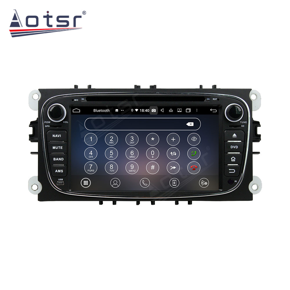 Android 14 For Ford Black Mondeo 2008-2011 Car Radio Wireless Carplay Auto Player 2din Video AHD Multimedia Stereo DVD Player