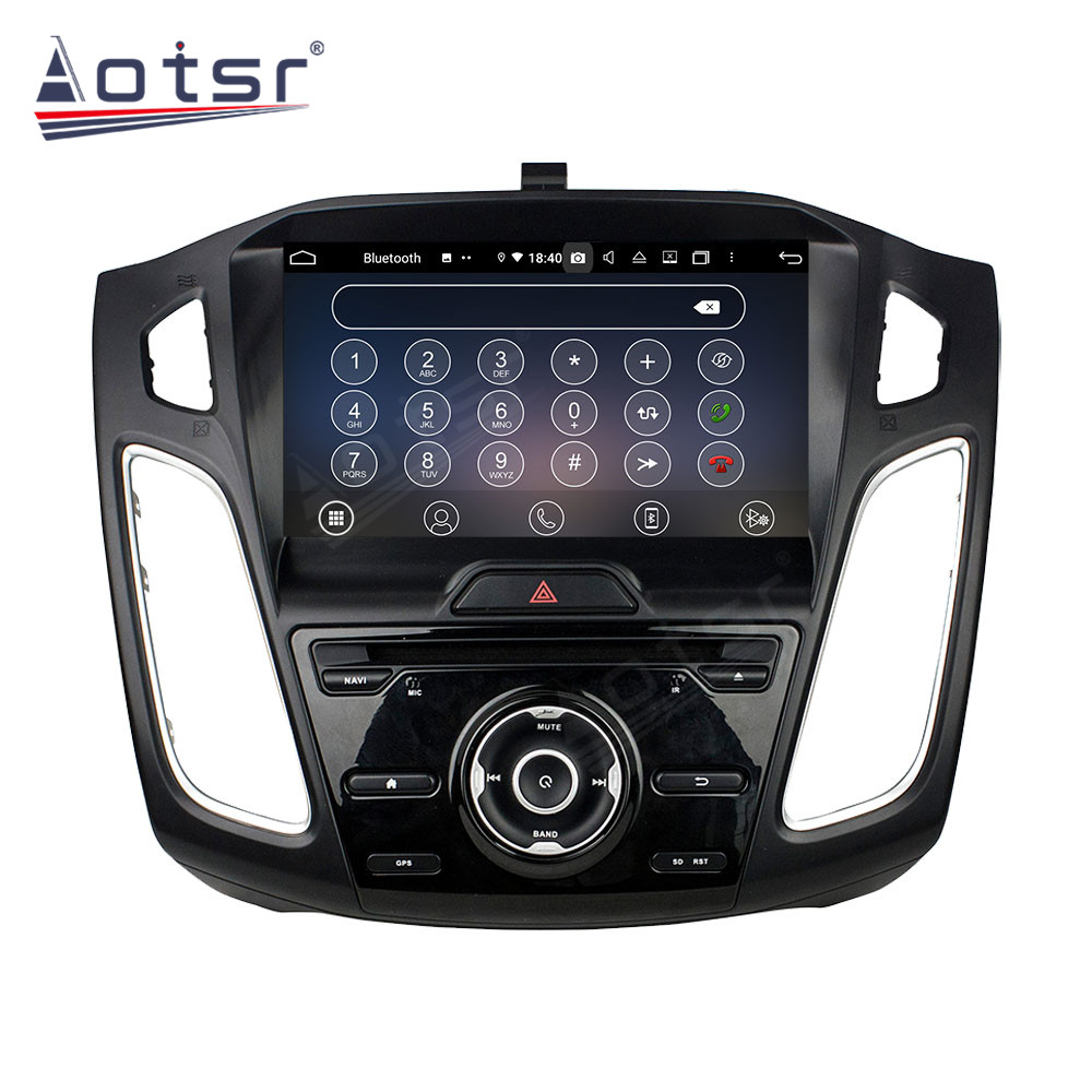 Android 14 For Ford Focus 2015-2018 Car Radio Wireless Carplay Auto Player 2din Video AHD Multimedia Stereo DVD Player