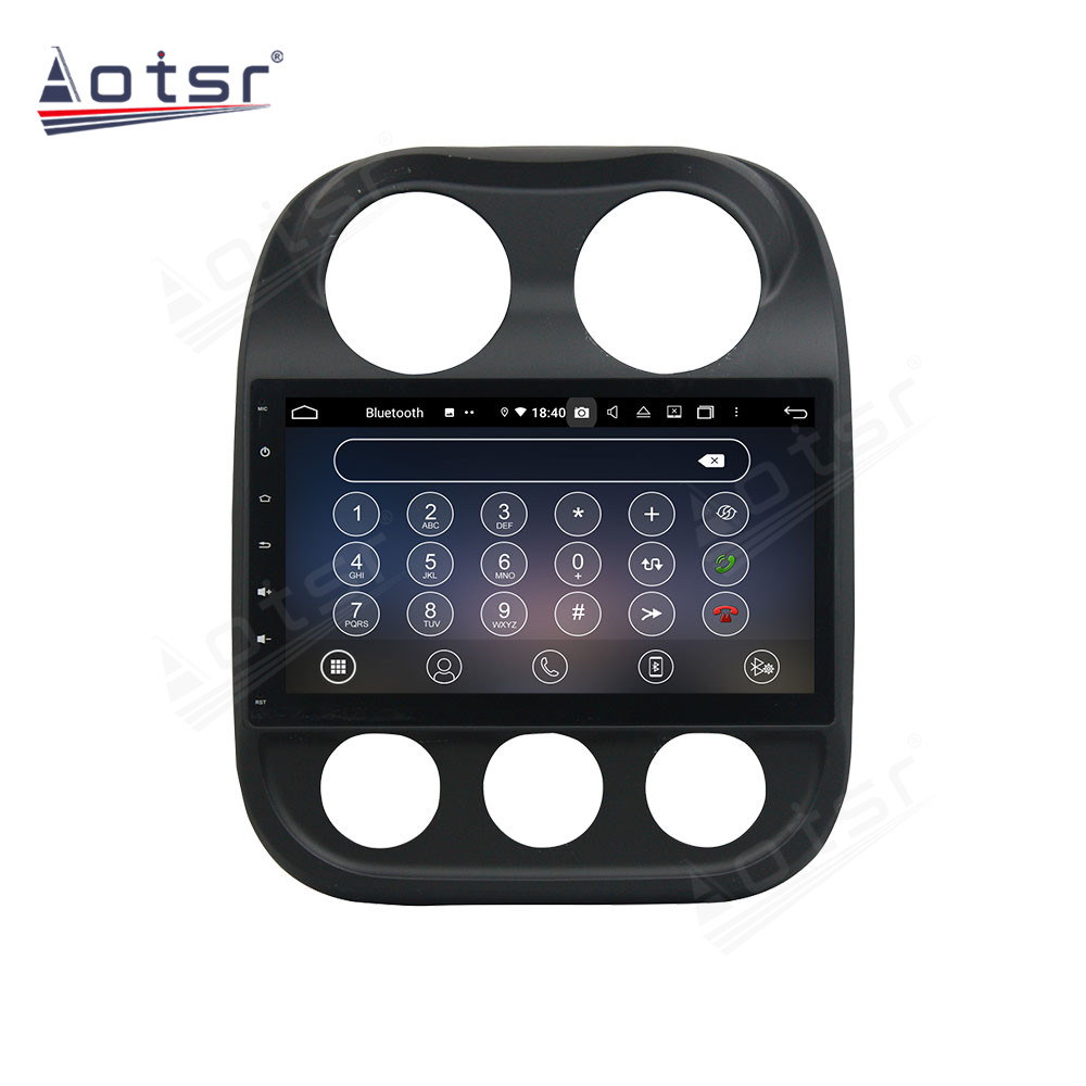 Android 14 For Jeep Compass 2014-2015 Car Radio Wireless Carplay Auto Player 2din Video AHD Multimedia Stereo DVD Player