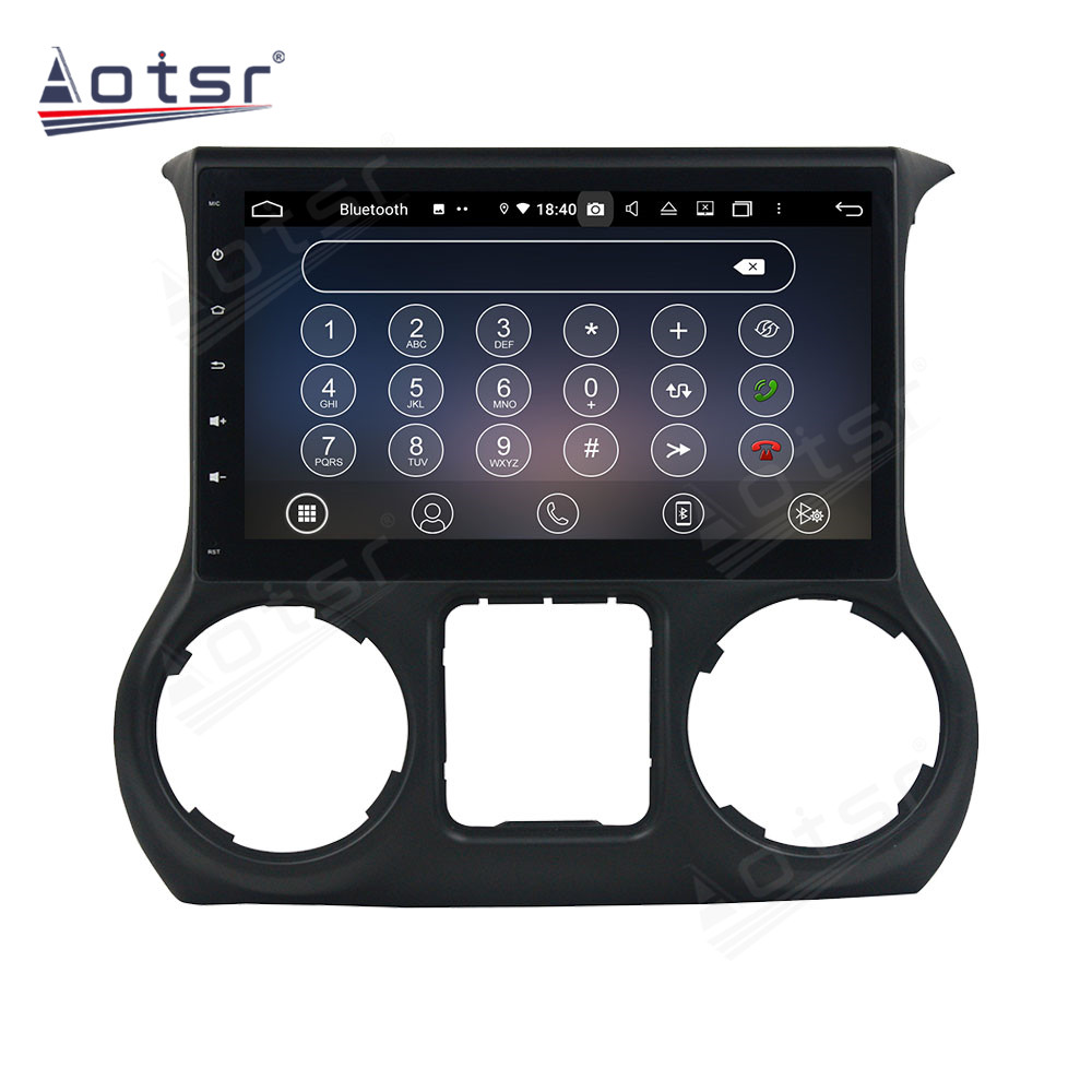 Android 14 For Jeep Wrangler Car Radio Wireless Carplay Auto Player 2din Video AHD Multimedia Stereo DVD Player