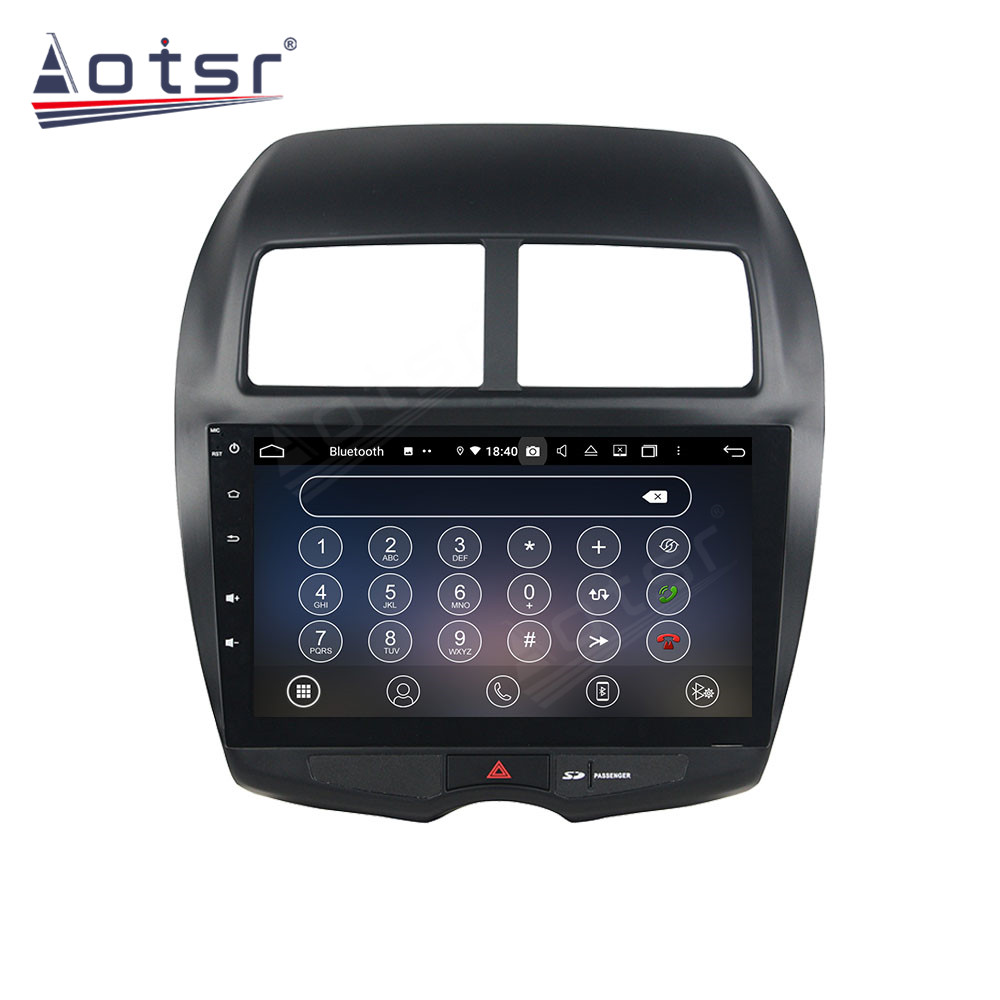 Android 14 For Mitsubishi Asx 2010-2012 Car Radio Wireless Carplay Auto Player 2din Video AHD Multimedia Stereo DVD Player