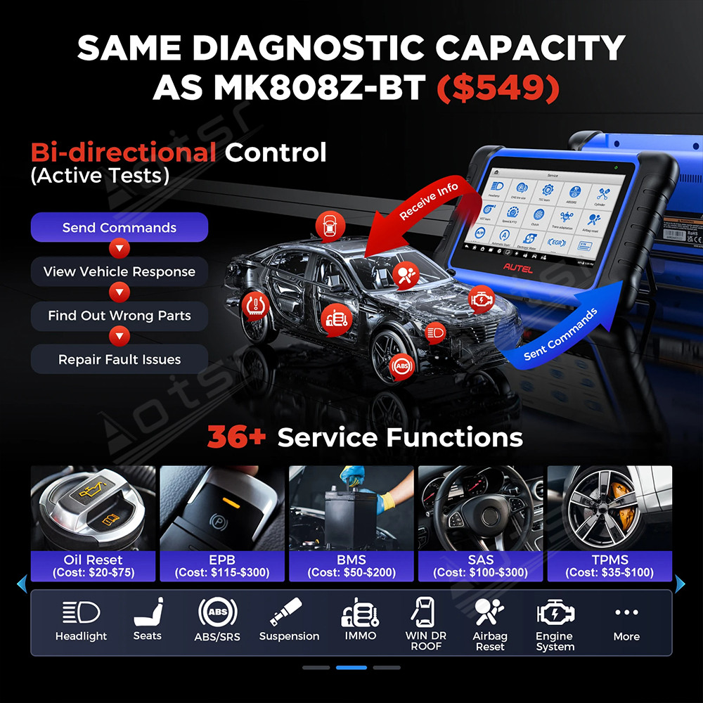 Aotsr MaxiIM IM508S XP400 PRO OBD2 Automotive Scanner IMMO Key Programming Diagnostic Tools For All Cars All-in-One Programmer