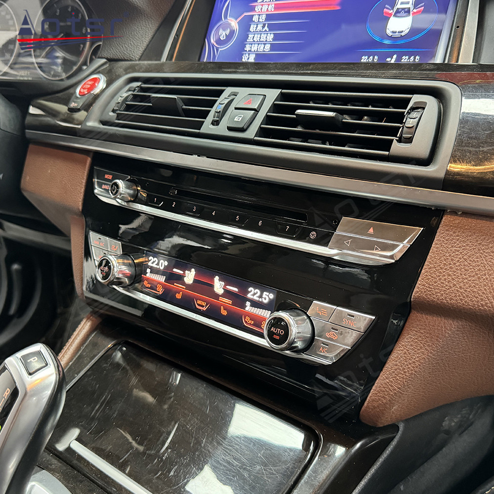 Upgrade G38 A/C Panel For BMW 5 Series F10 F18 2010-2017 Touch LCD screen car air conditioning control panel