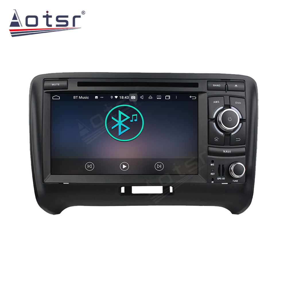 Android 14 For Audi TT 2006-2013 Car Radio Wireless Carplay Auto Player 2din Video AHD Multimedia Stereo DVD Player