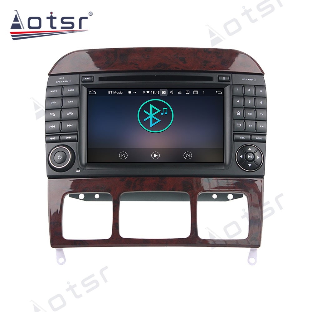 Android 14 For Mercedes Benz S Class Car Radio Wireless Carplay Auto Player 2din Video AHD Multimedia Stereo DVD Player