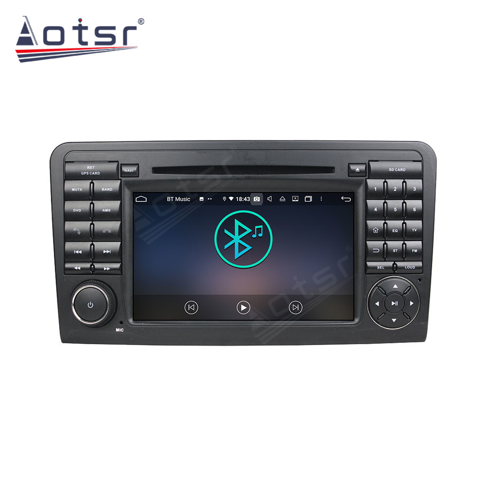 Android 14 For Mercedes Benz ML Class Car Radio Wireless Carplay Auto Player 2din Video AHD Multimedia Stereo DVD Player