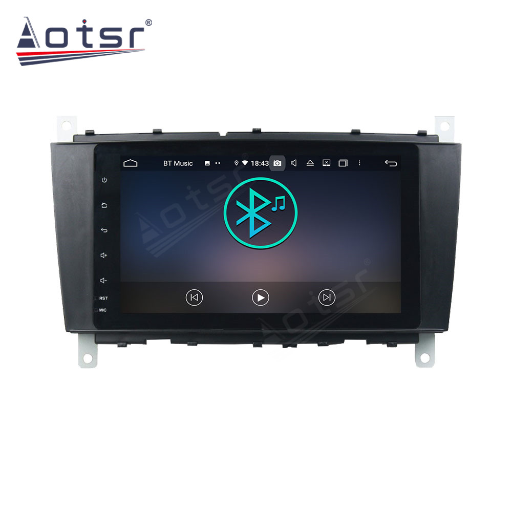Android 14 For Mercedes Benz C Class Car Radio Wireless Carplay Auto Player 2din Video AHD Multimedia Stereo DVD Player