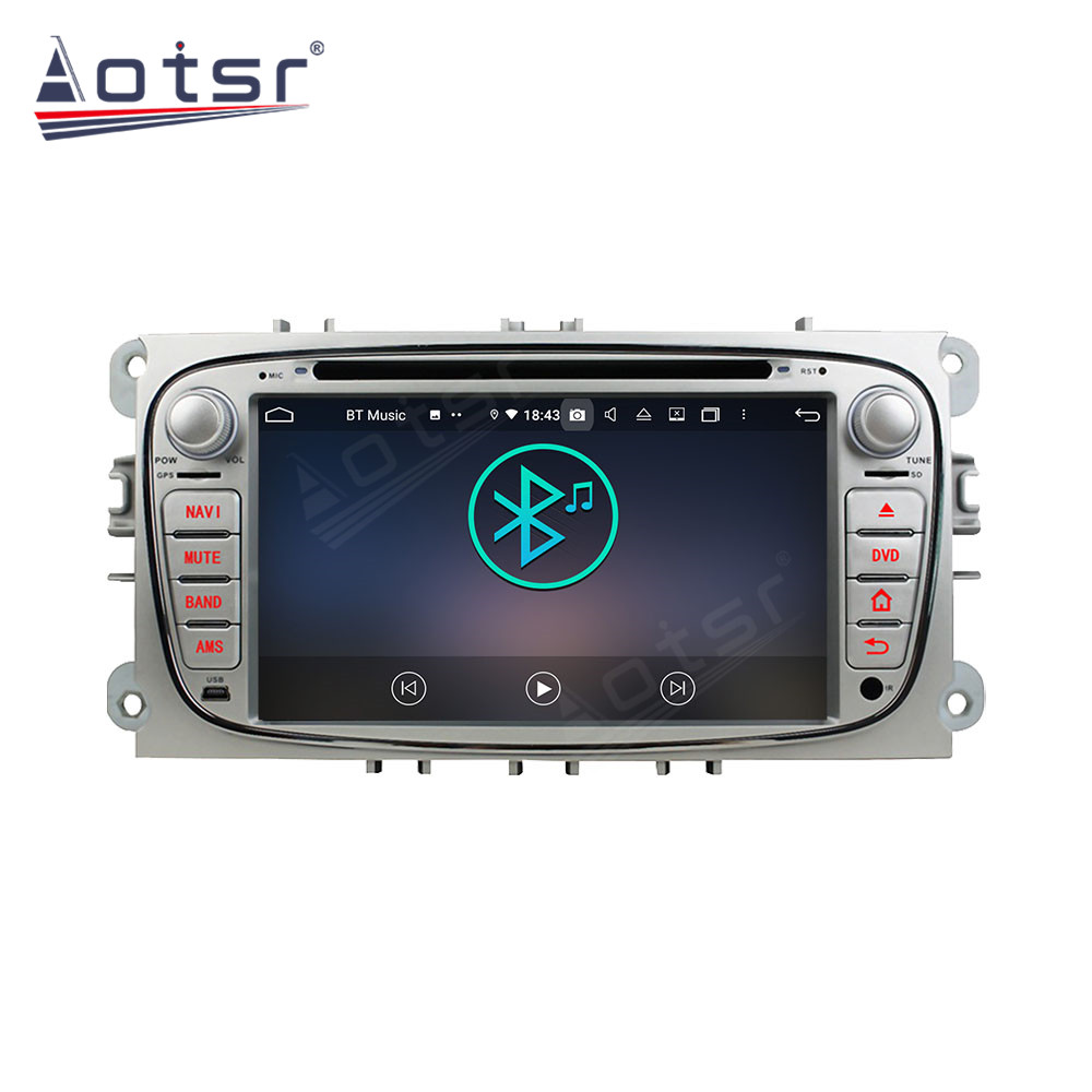 Android 14 For Ford Silver Mondeo 2008-2011 Car Radio Wireless Carplay Auto Player 2din Video AHD Multimedia Stereo DVD Player