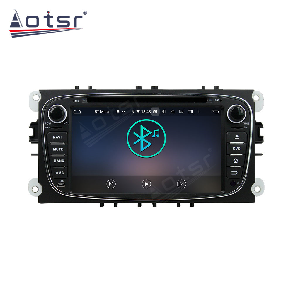 Android 14 For Ford Black Mondeo 2008-2011 Car Radio Wireless Carplay Auto Player 2din Video AHD Multimedia Stereo DVD Player