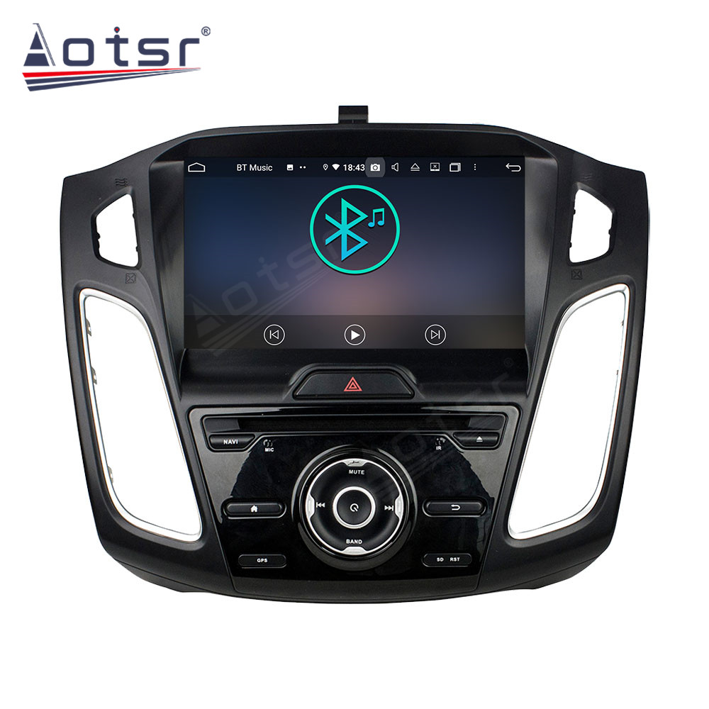 Android 14 For Ford Focus 2015-2018 Car Radio Wireless Carplay Auto Player 2din Video AHD Multimedia Stereo DVD Player