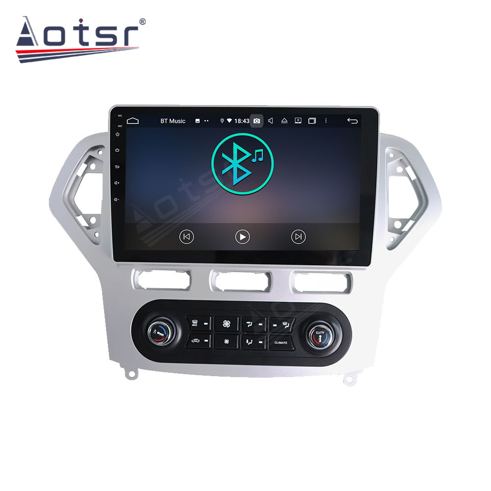 Android 14 For Ford Mondeo AT 2007-2010 Car Radio Wireless Carplay Auto Player 2din Video AHD Multimedia Stereo DVD Player