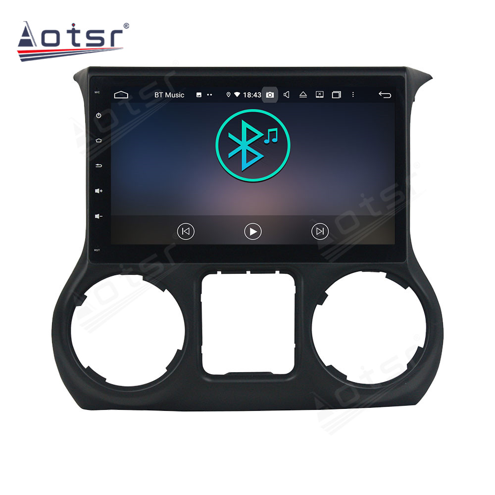 Android 14 For Jeep Wrangler Car Radio Wireless Carplay Auto Player 2din Video AHD Multimedia Stereo DVD Player
