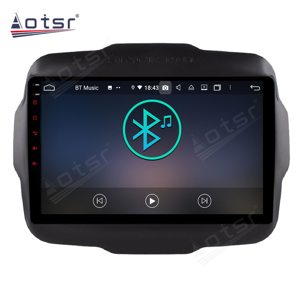 Android 14 For Jeep Renegade 2016 Car Radio Wireless Carplay Auto Player 2din Video AHD Multimedia Stereo DVD Player