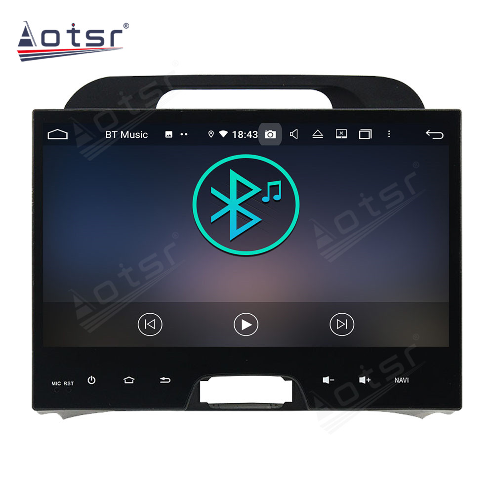 Android 14 For Sportage 2010-2012 Car Radio Wireless Carplay Auto Player 2din Video AHD Multimedia Stereo DVD Player