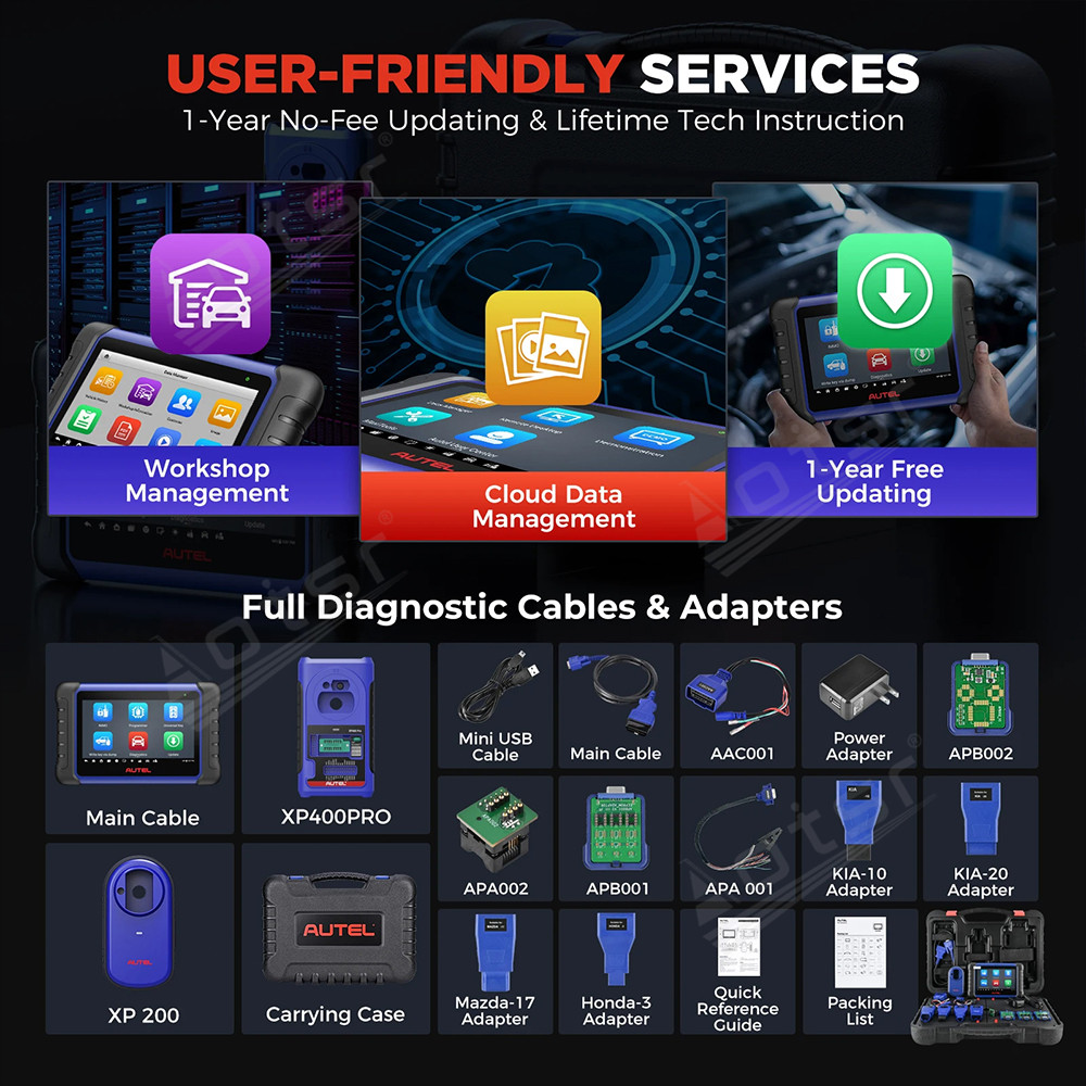 Aotsr MaxiIM IM508S XP400 PRO OBD2 Automotive Scanner IMMO Key Programming Diagnostic Tools For All Cars All-in-One Programmer