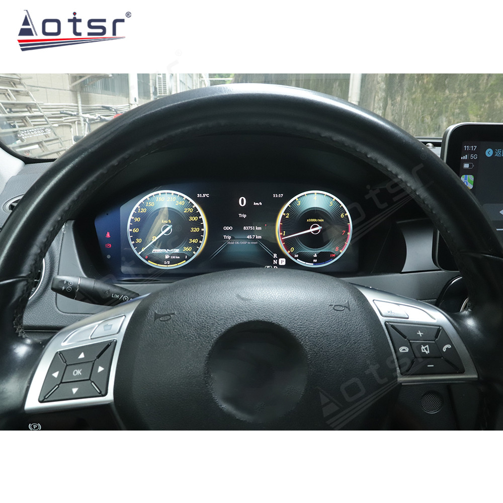 Car radio Digital cluster for Mecerdes Benz C W204 2007-2014 Android Radio Multimedia Video Head Unit Car GPS Navigation Screen