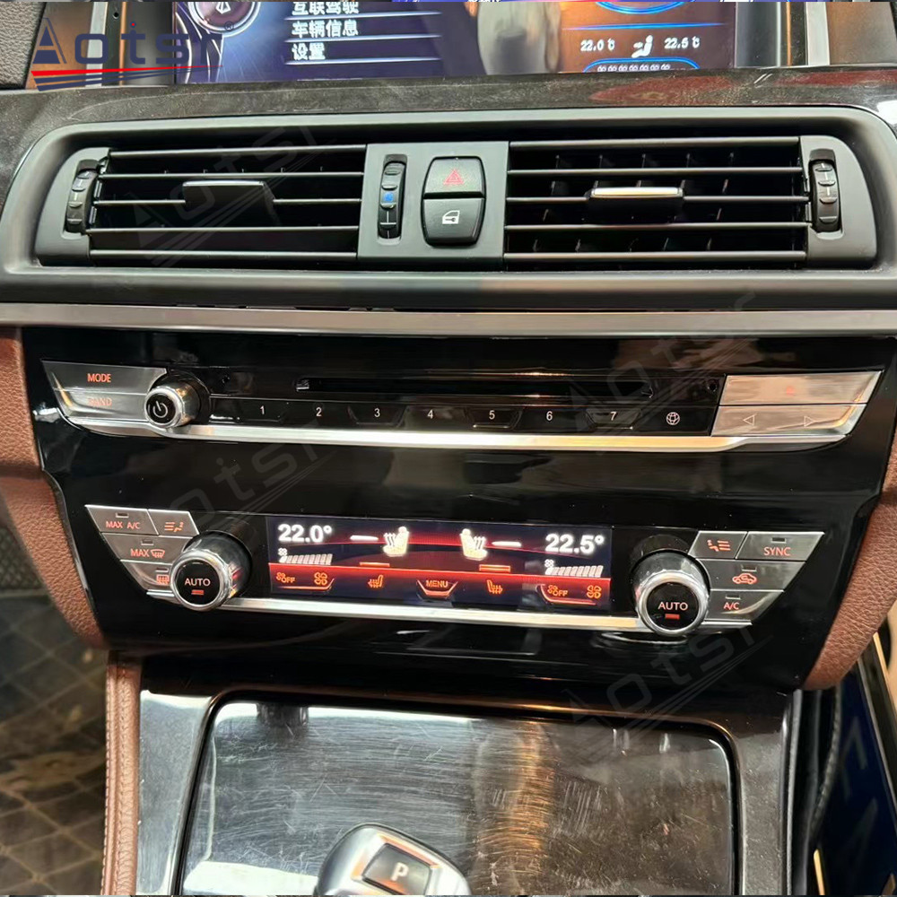 Upgrade G38 A/C Panel For BMW 5 Series F10 F18 2010-2017 Touch LCD screen car air conditioning control panel