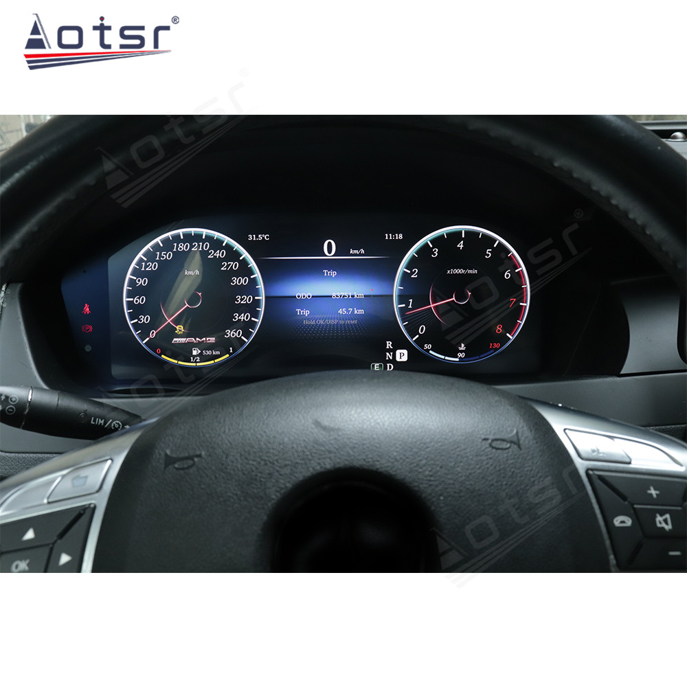 Car radio Digital cluster for Mecerdes Benz C W204 2007-2014 Android Radio Multimedia Video Head Unit Car GPS Navigation Screen