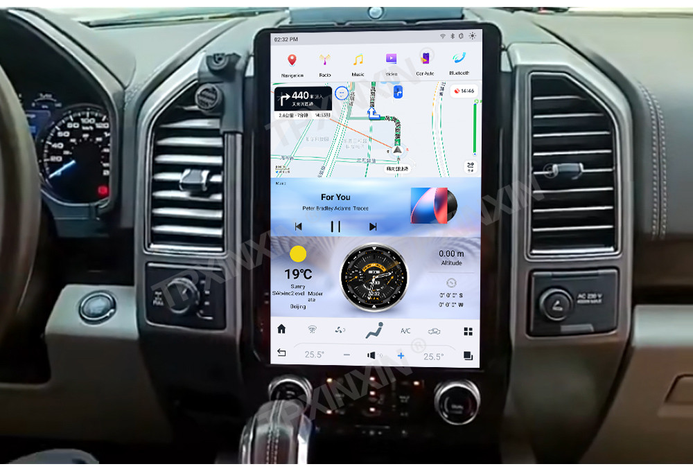 Aotsr 14.4 Inch Unit For Ford F150 2015-2021 Car Radio Android 11 Multimedia GPS navigation, Stereo Receiver with DSP, Carplay, Android auto
