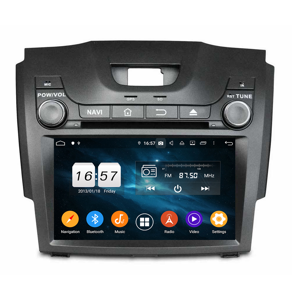 Android 14 For Chevrolet S10 2013 Car Radio Wireless Carplay Auto Player 2din Video AHD Multimedia Stereo DVD Player