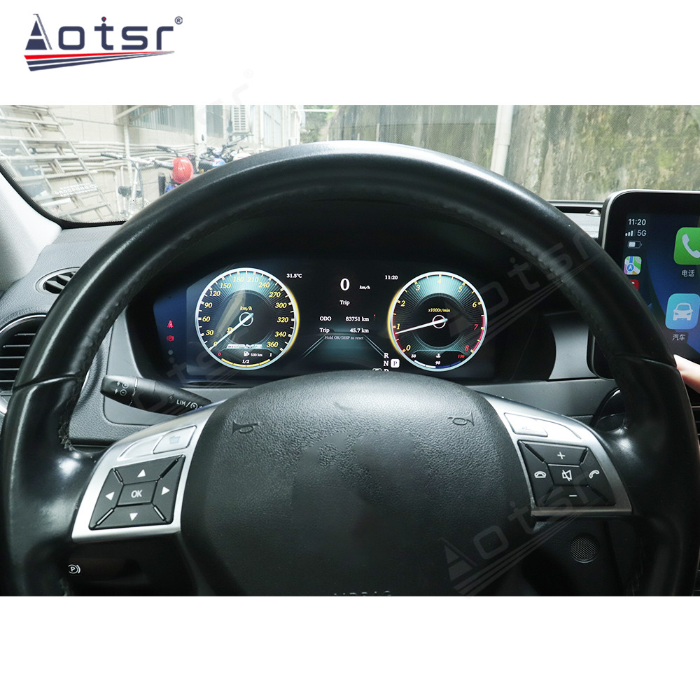 Car radio Digital cluster for Mecerdes Benz C W204 2007-2014 Android Radio Multimedia Video Head Unit Car GPS Navigation Screen