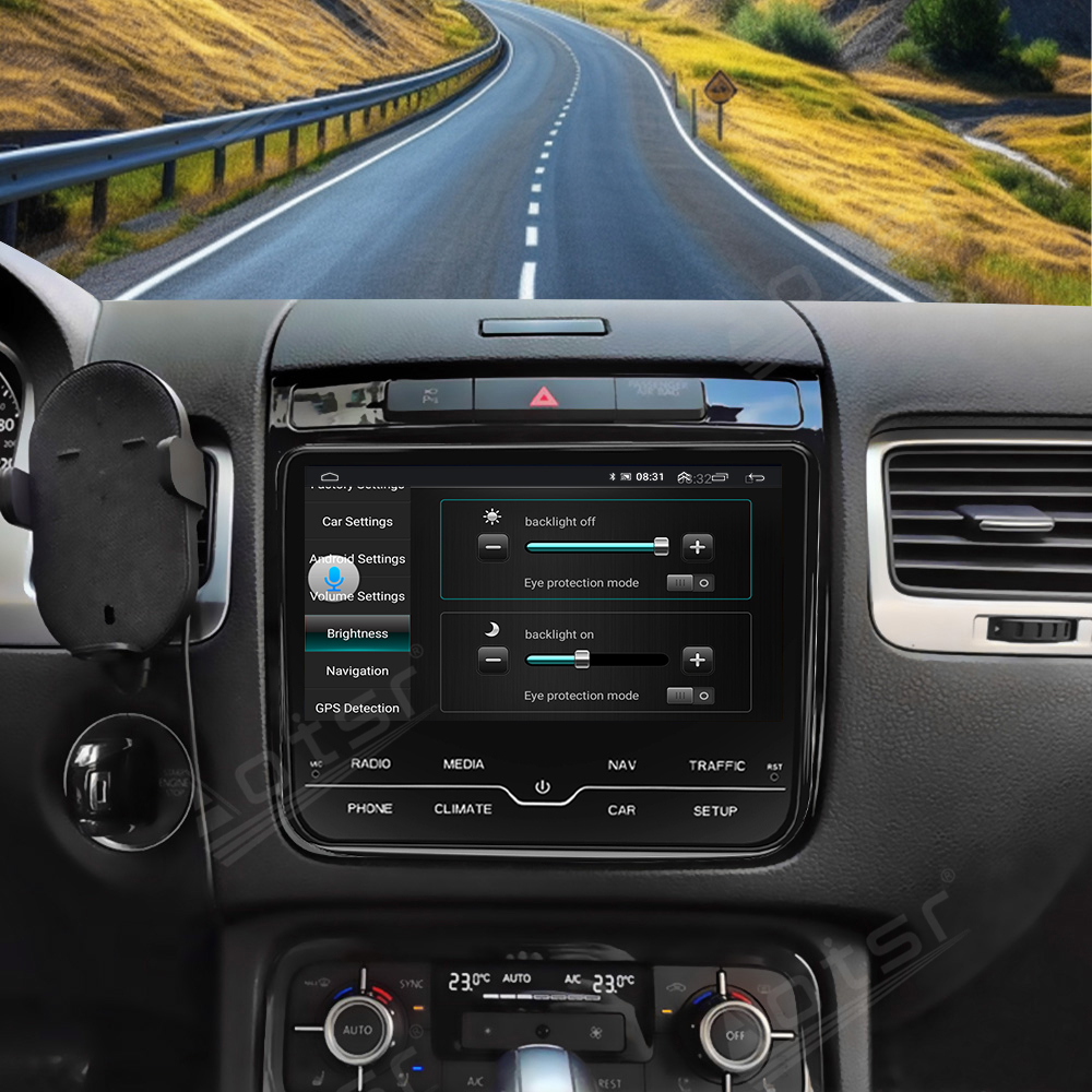 8.4inch Android 13.0 Upgrade  For Volkswagen Touareg 2011-2017 Car Radio Multimedia navigator Stereo Receiver DSP Unit Carplay Android auto