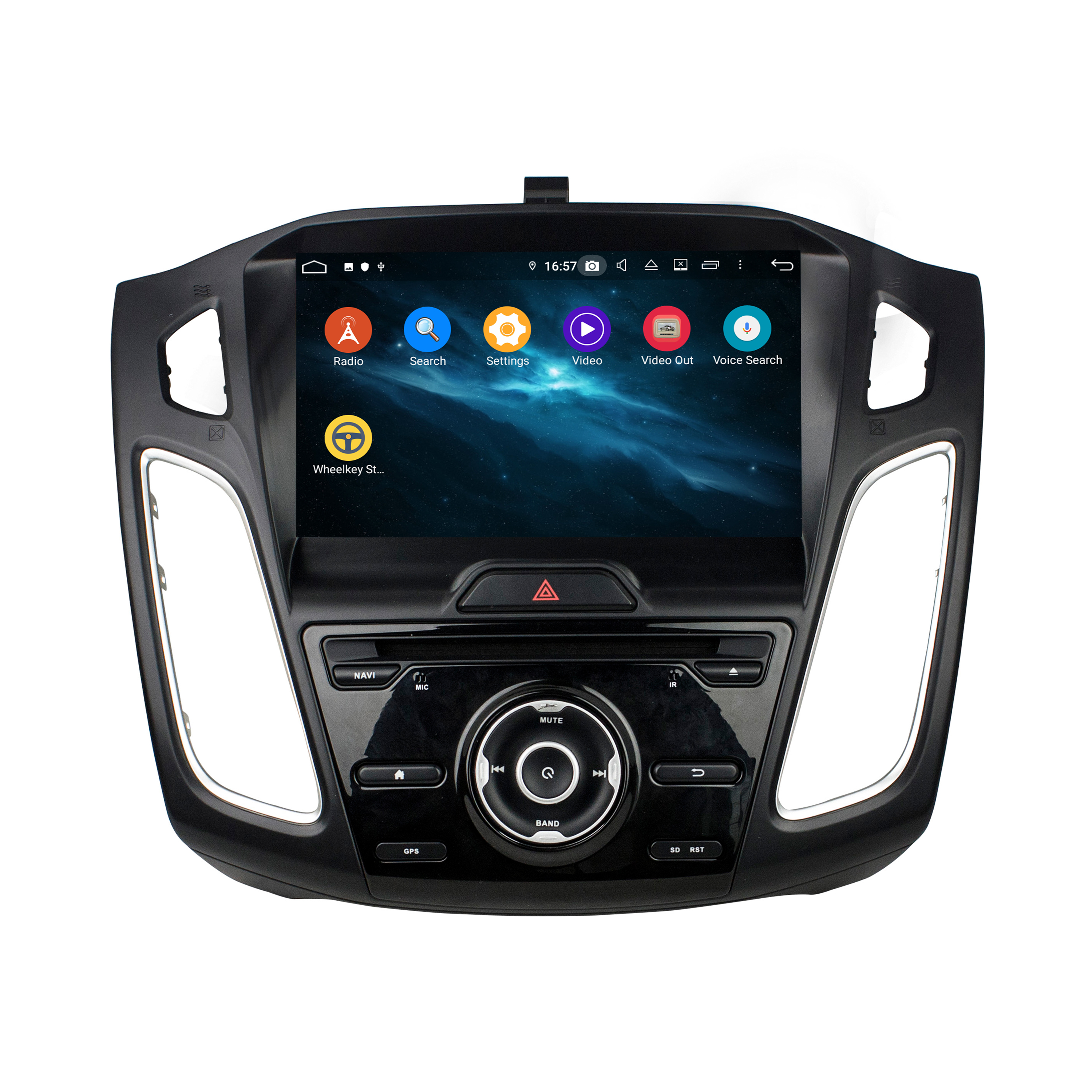 Android 14 For Ford Focus 2015-2018 Car Radio Wireless Carplay Auto Player 2din Video AHD Multimedia Stereo DVD Player