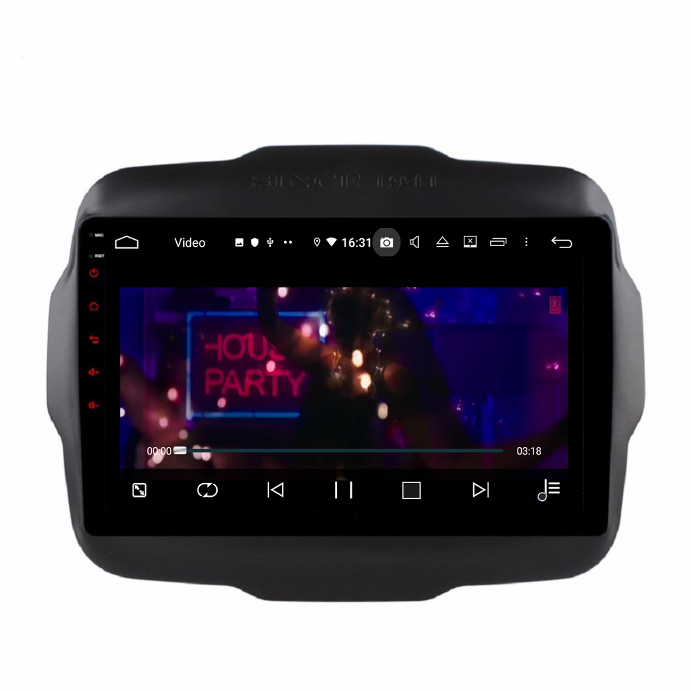 Android 14 For Jeep Renegade 2016 Car Radio Wireless Carplay Auto Player 2din Video AHD Multimedia Stereo DVD Player