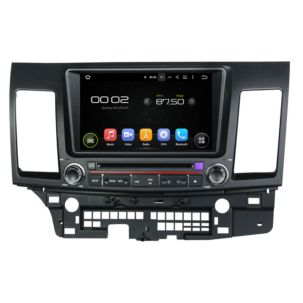 Android 14 For MITSUBISHI LANSER 2006-2012  Car Radio Wireless Carplay Auto Player 2din Video AHD Multimedia Stereo DVD Player