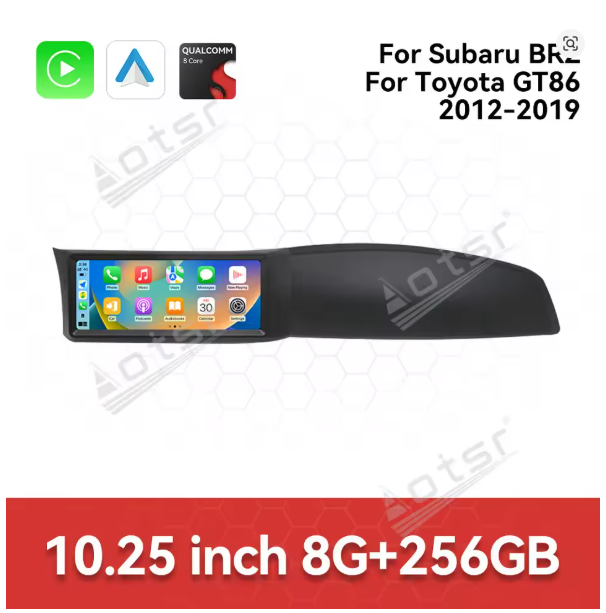 Aotsr For Toyota GT86/Subaru BRZ 2012-2019 Android 13.0 Car Stereo 10.25 Inch Touch Screen Car Radio Wireless CarPlay & Android Auto