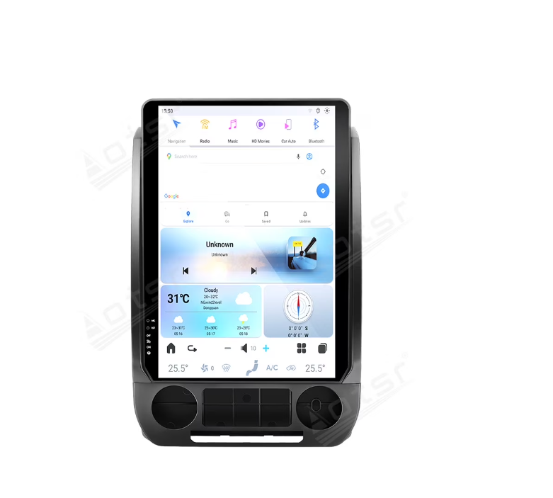 Aotsr For Ford F150 2015-2020 Digital Cluster Car LCD Dashboard Panel Virtual Cockpit Instrument Speedometer Screen Unit