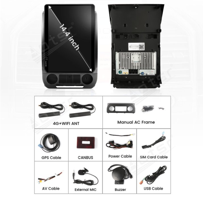 Aotsr For Ford F150 2015-2020 Digital Cluster Car LCD Dashboard Panel Virtual Cockpit Instrument Speedometer Screen Unit