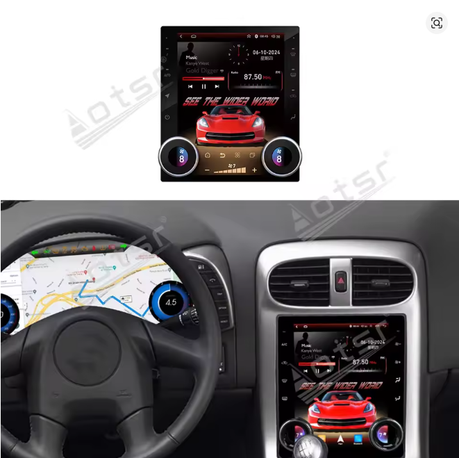 10.4" Car Radio For Chevrolet Corvette C6 2005-2013 Car Multimedia Video Player Stereo Auto GPS Navigation Carplay Unit 4G WIFI