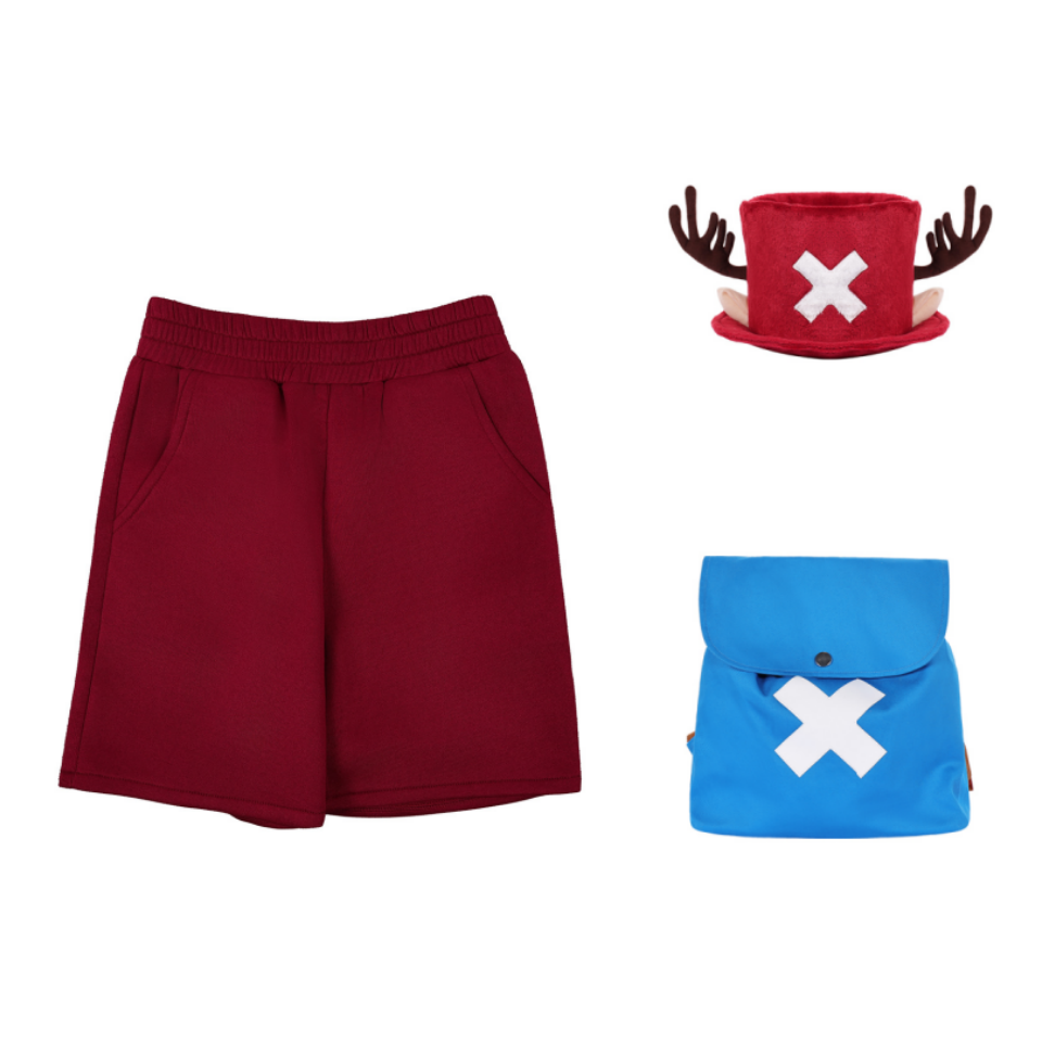 One Piece Live-Action Chopper Kids Children Red Pants Outfits Halloween Carnival Cosplay Costume