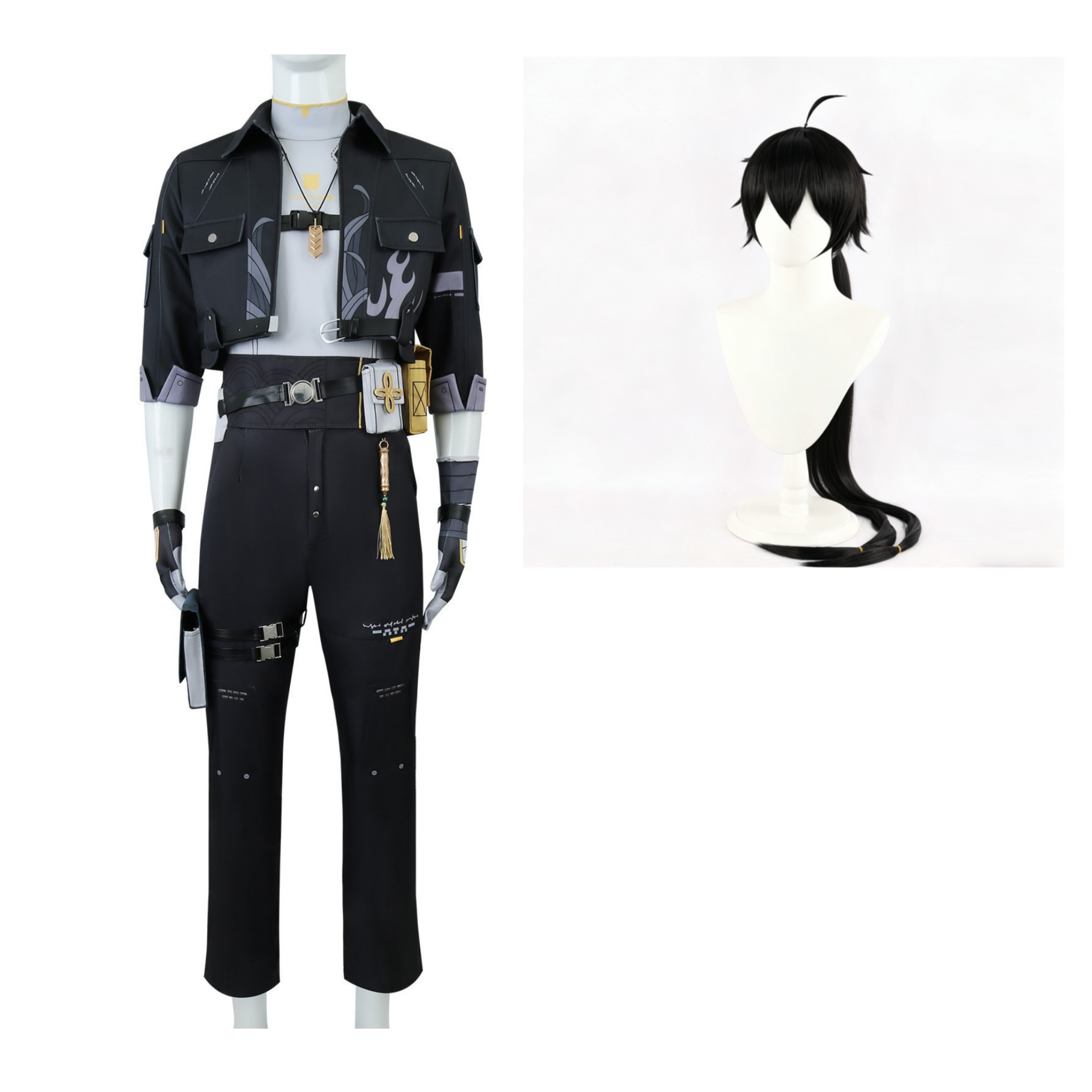 Wuthering Waves Hero Rover Outfits Halloween Carnival Suit Cosplay Costume