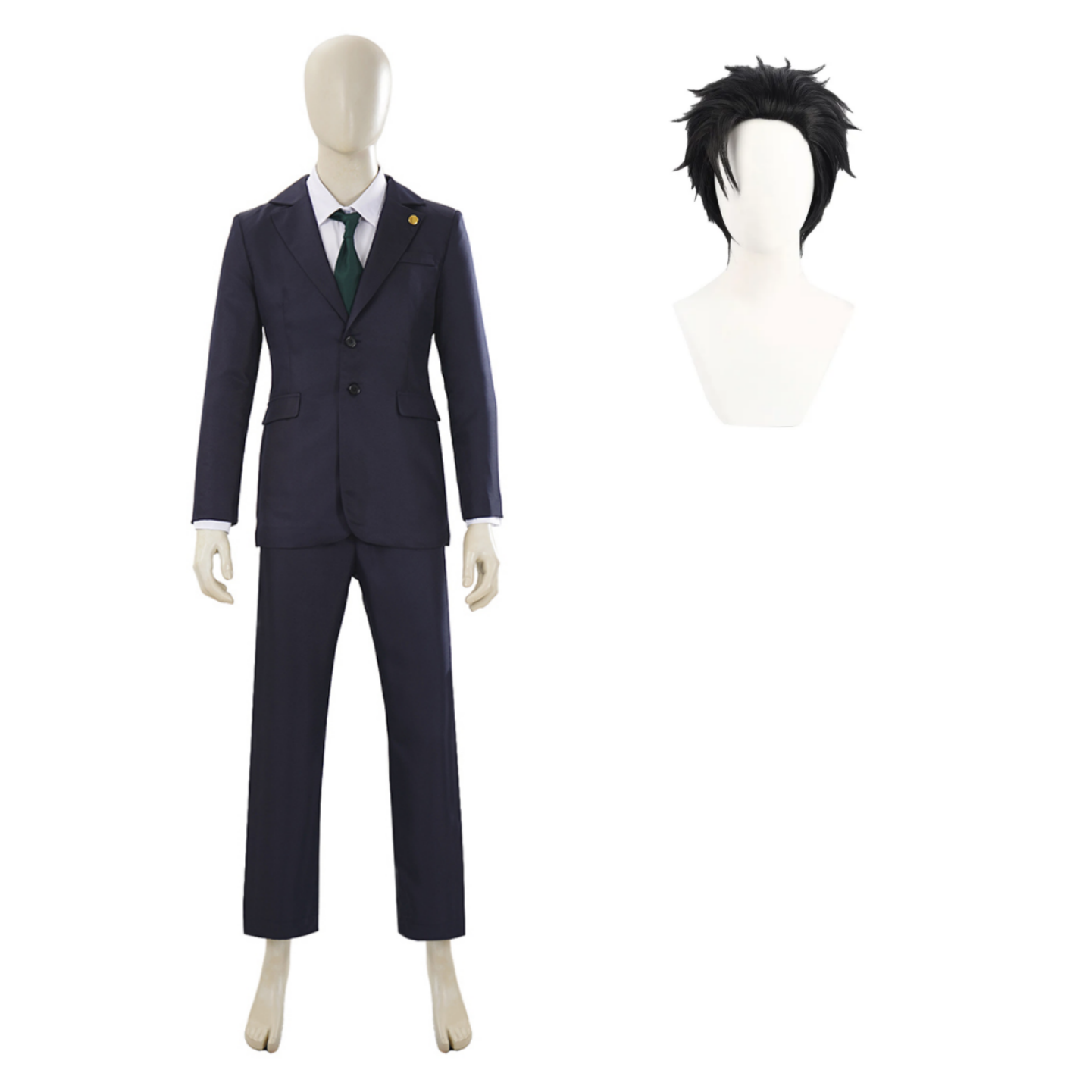 Hiromi Higuruma Black Suit Outfits Halloween Carnival Cosplay Costume