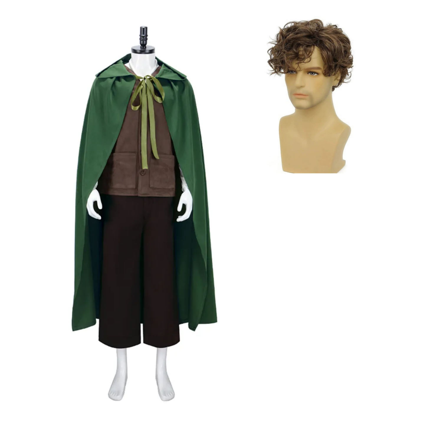 The Lord Of The Rings Frodo Baggins Men Medieval Fantasy Outfits Halloween Carnival Cosplay Costume