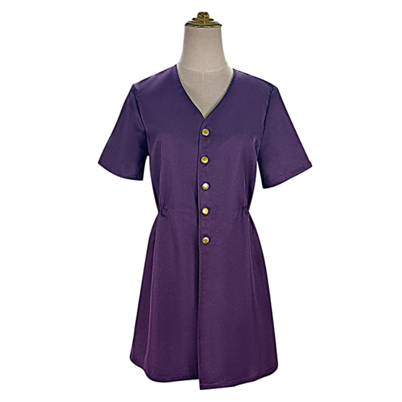 Evil Dead Rise Beth Women Purple Dress Outfits Halloween Carnival Cosplay Costume