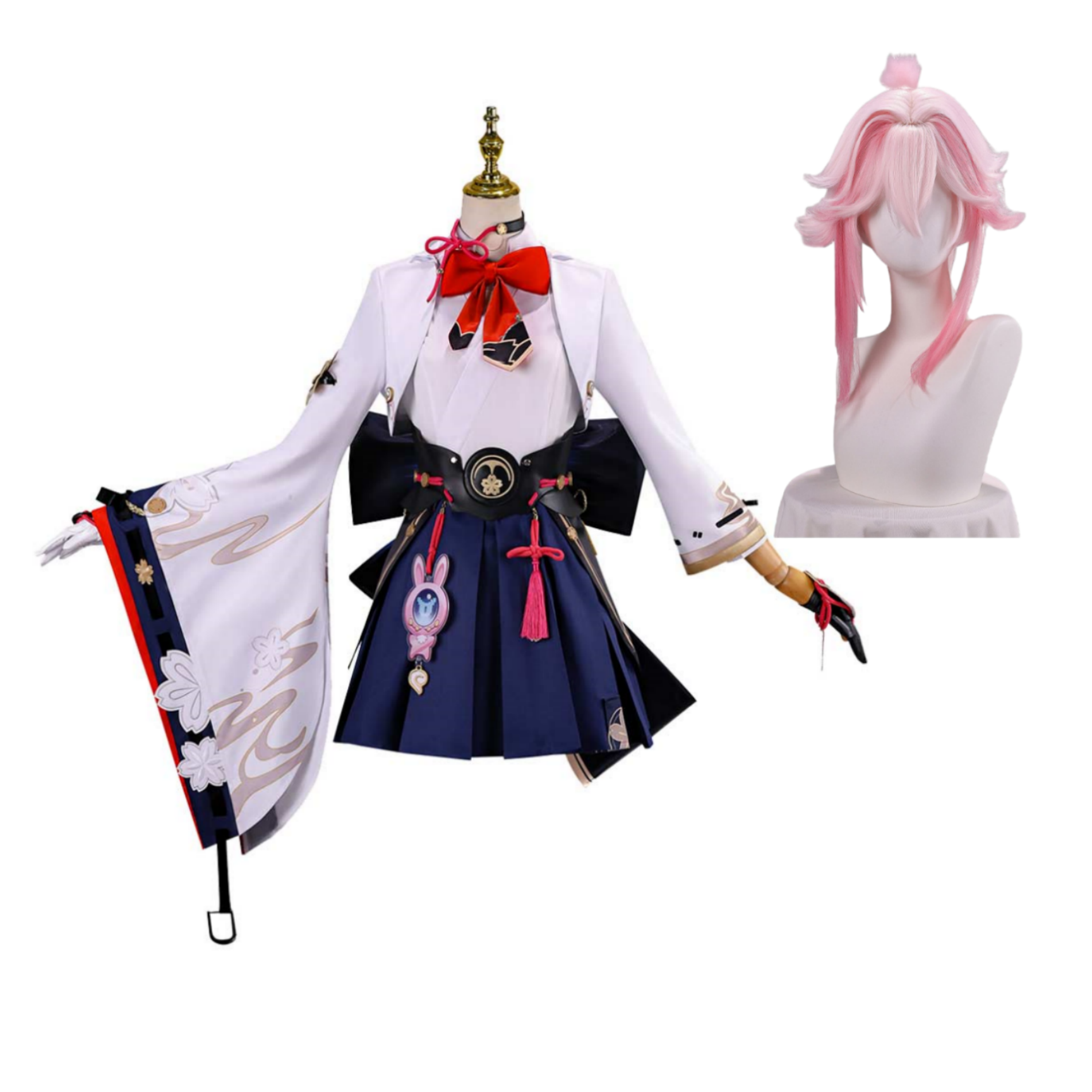 Honkai: Star Rail Evanescia Women White Outfit Halloween Carnival Cosplay Costume