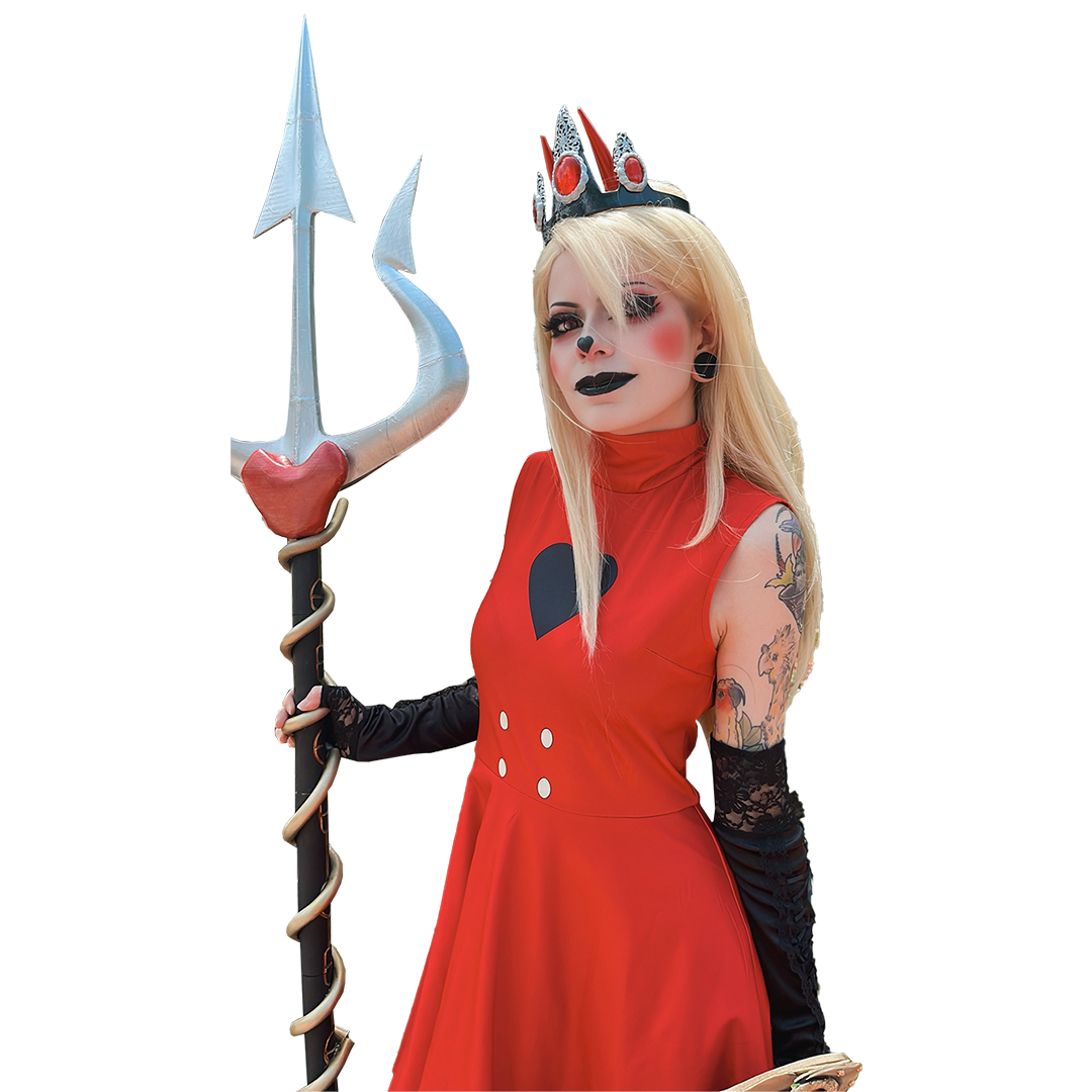 Hazbin Hotel Charlie Morningstar Full Demon Red Dress Combat Outfits Halloween Carnival Suit Cosplay Costume