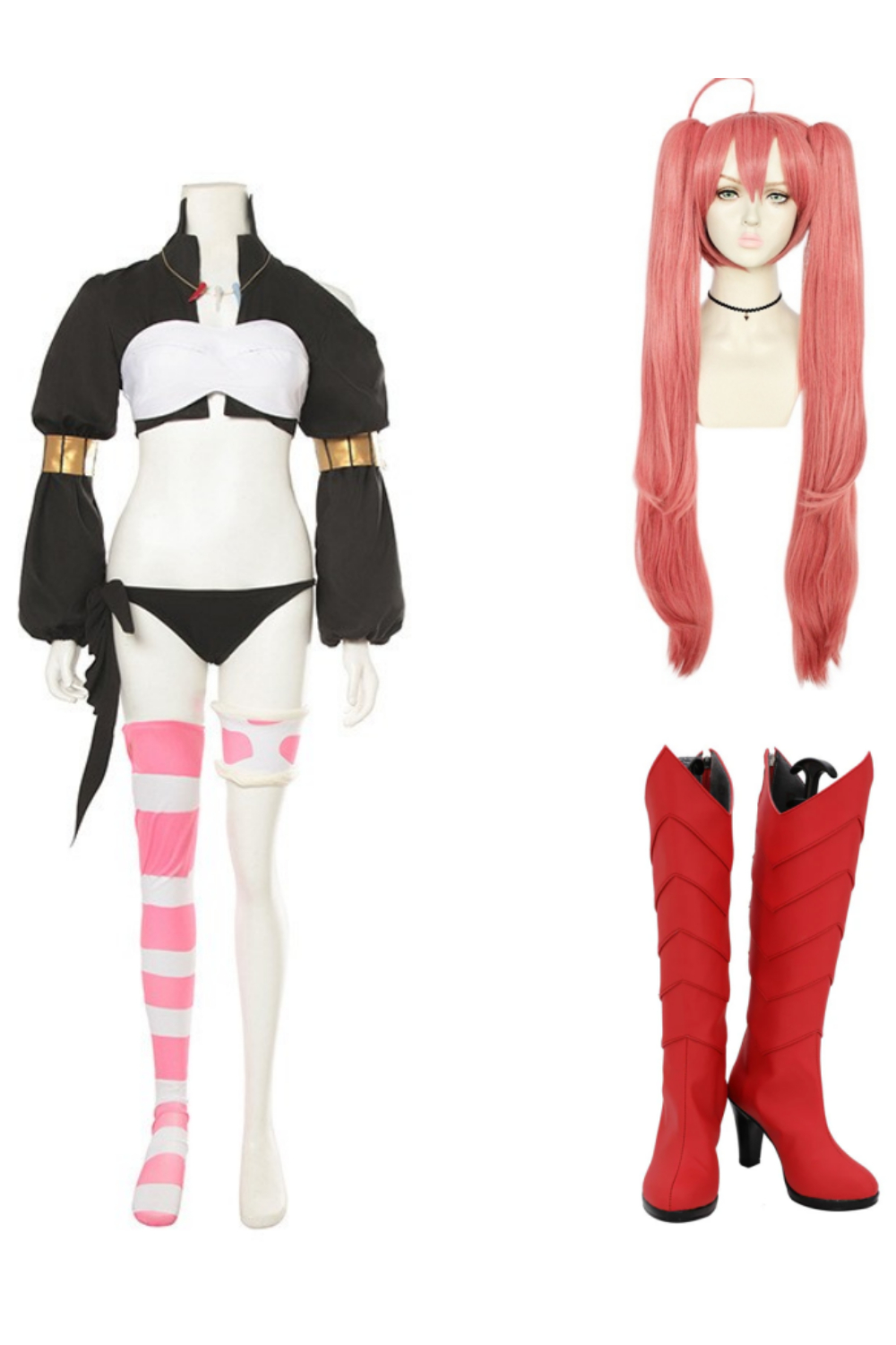 Anime That Time I Got Reincarnated as a Slime Season 3 Milim Nava Full Set Outfits Halloween Carnival Suit Cosplay Costume